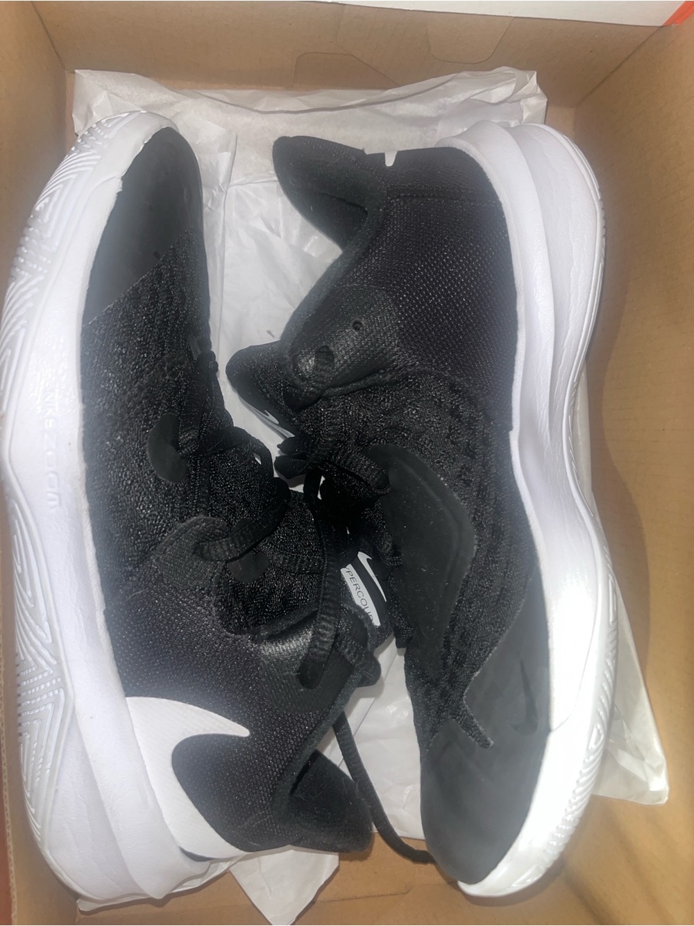 Nike Black and White Women's Volleyball Shoes